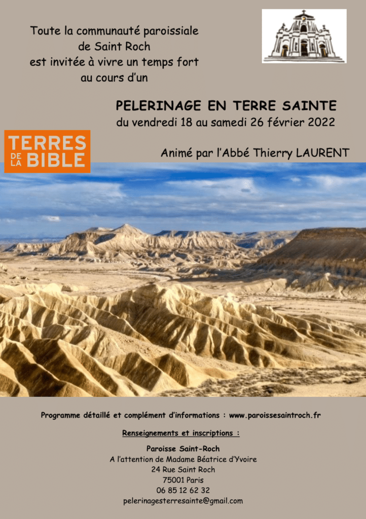 Voyage en Terre Sainte - Affiche