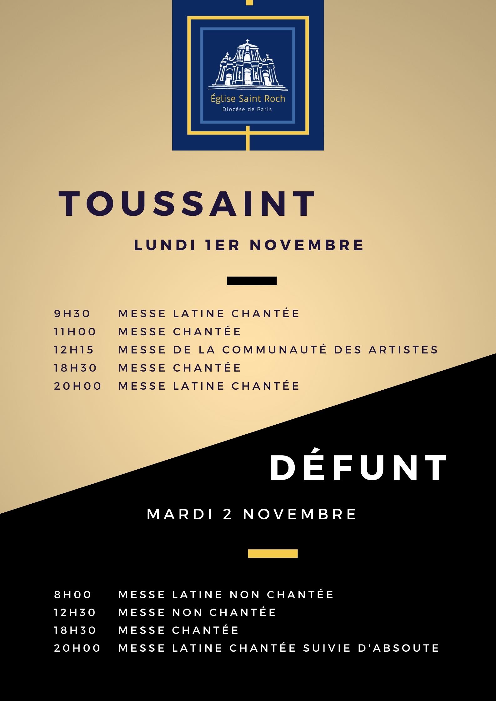 Toussaint-Défunt 2021 Toussaint / Défunt