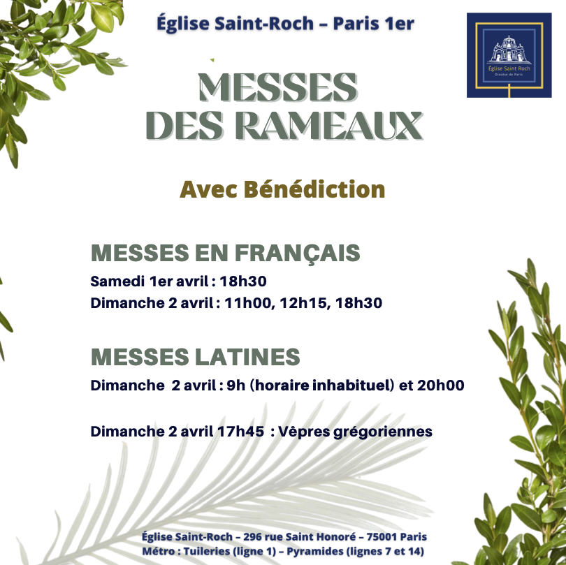 Rameaux 2023