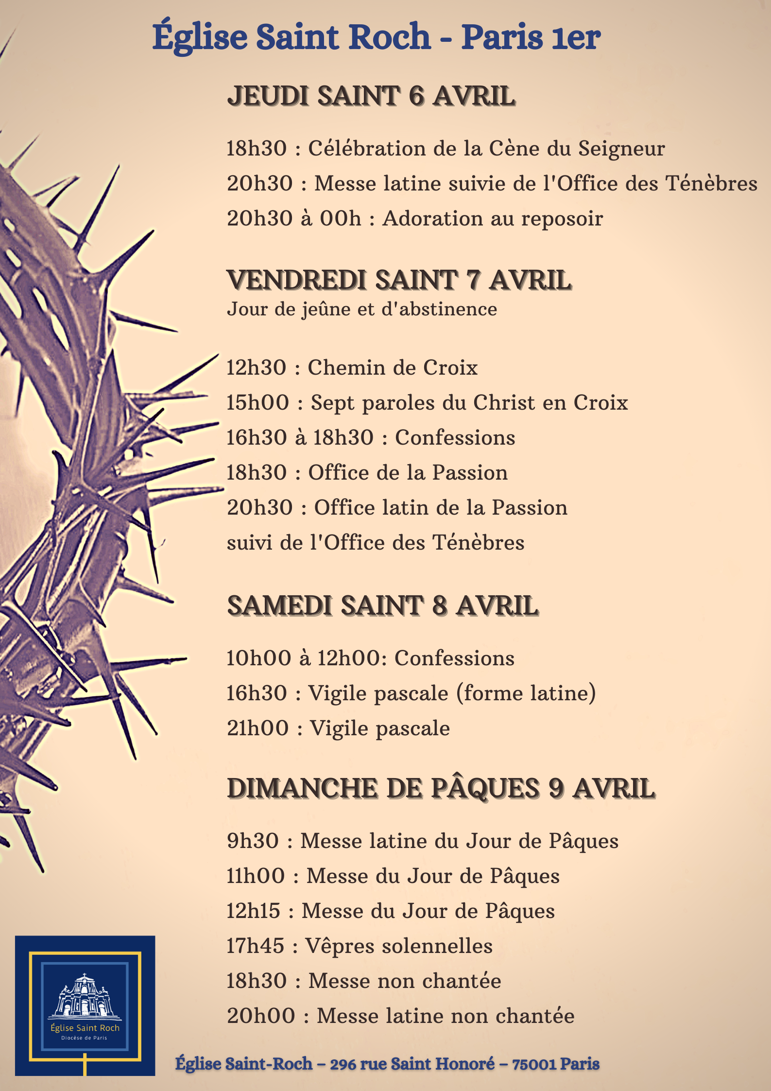 Triduum pascal 2023
