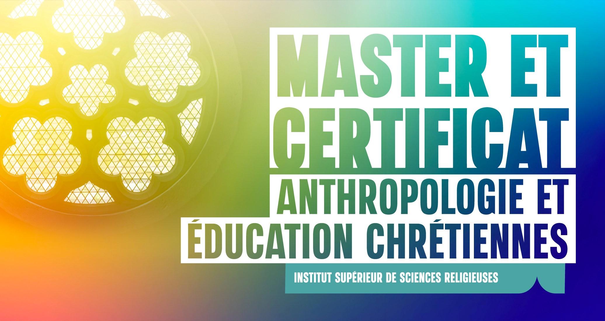 Master anthropologie