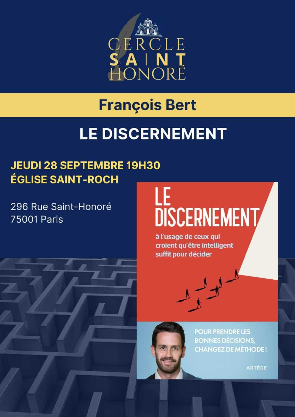 Cercle Saint Honoré du 28 septembre 2023