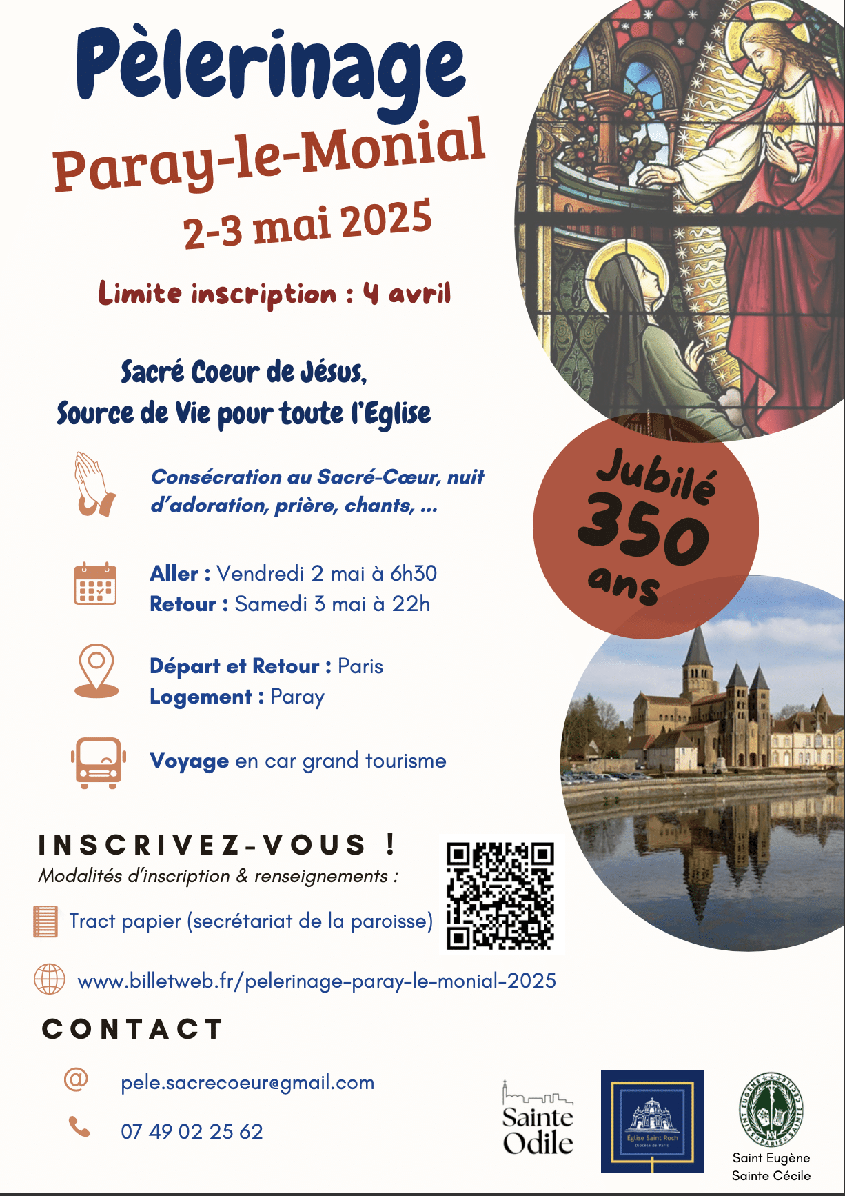 Pèlerinage à Paray-le-Monial