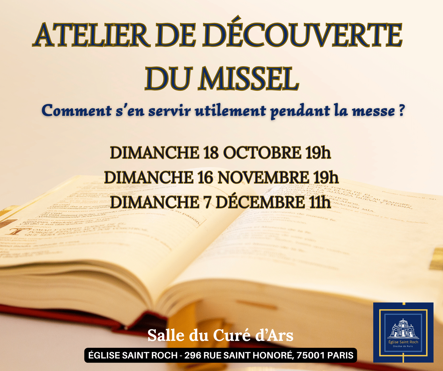 Atelier découverte du missel