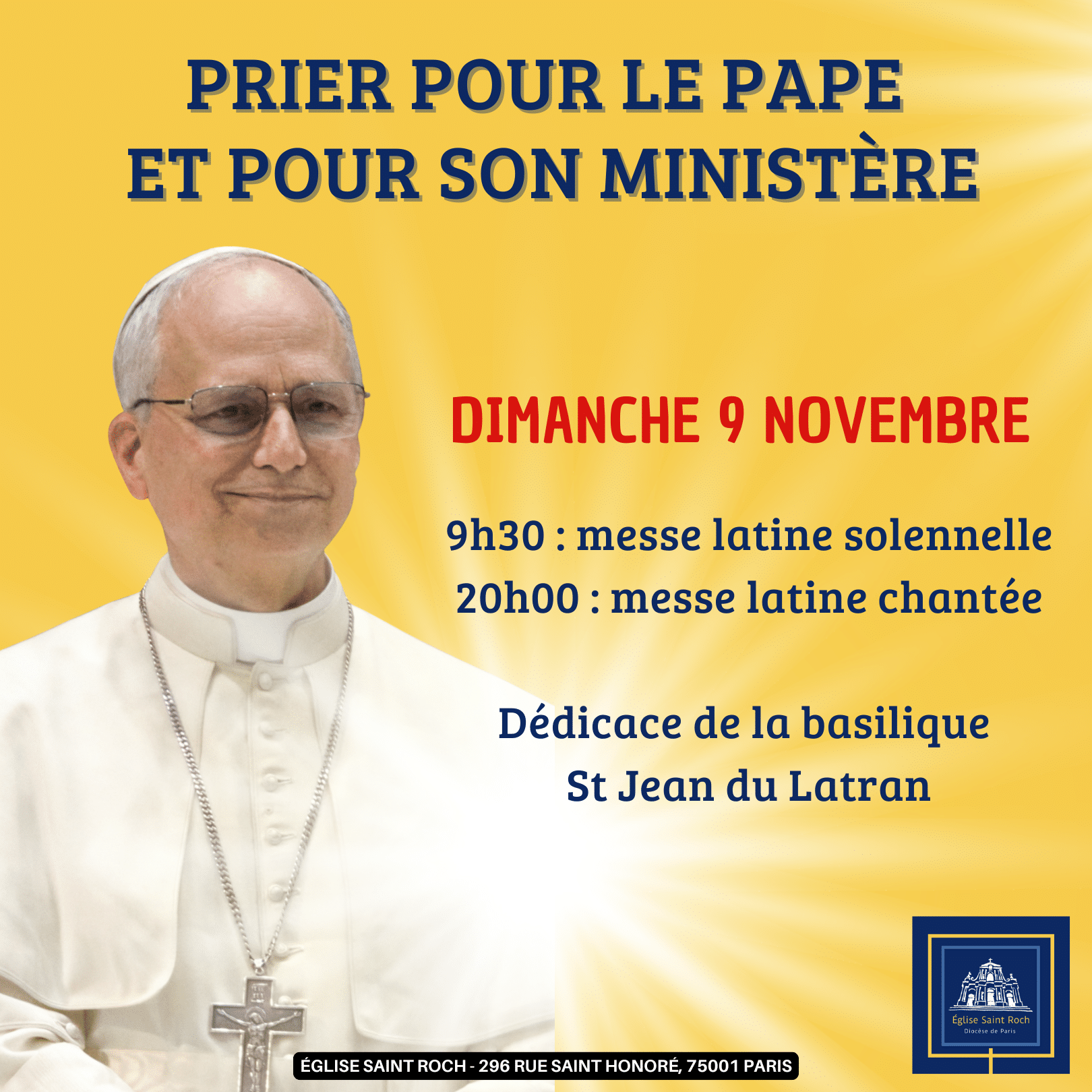 Messes pour le Pape et son Ministère